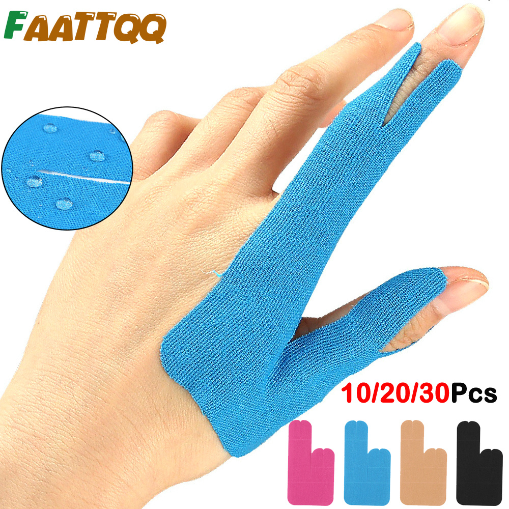 Finger Tape Athletic - 10/20/30PCS Double Thumb Pre-Shaped Kinesiology Tape,