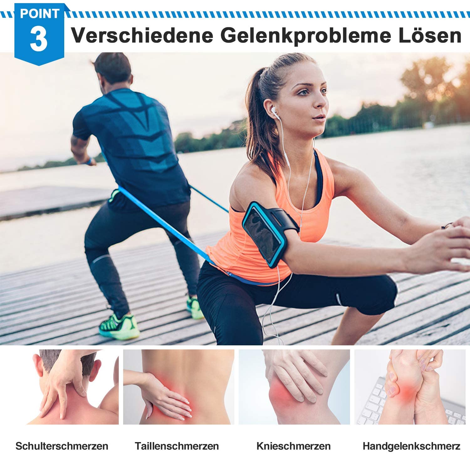Elastic Fitness Bands 3Pcs Res - Finger Tape Athletic บทวิจารณ์และราคา