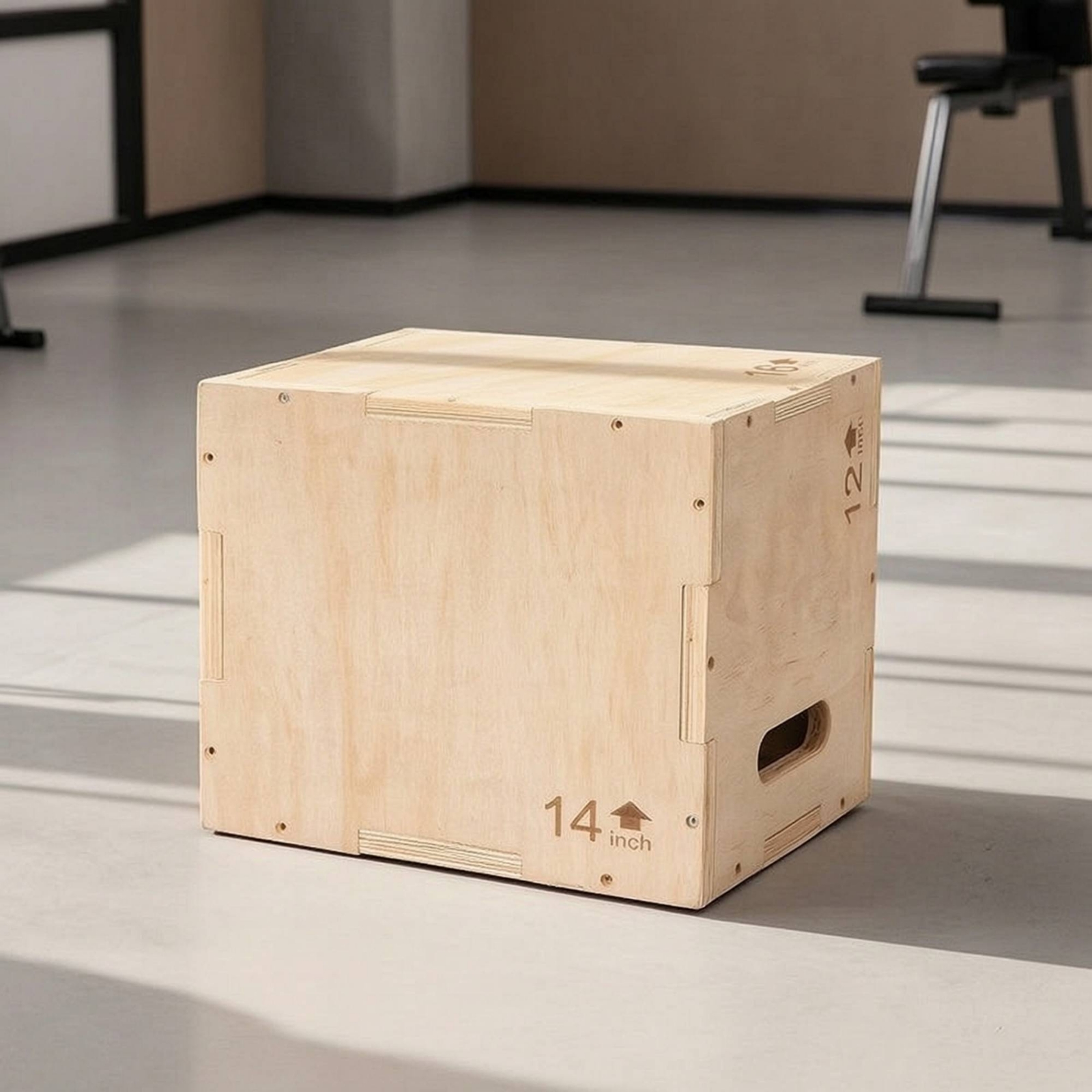 Wooden Plyo Box Versatile Wood - Box Jump Plyo บทวิจารณ์และราคา
