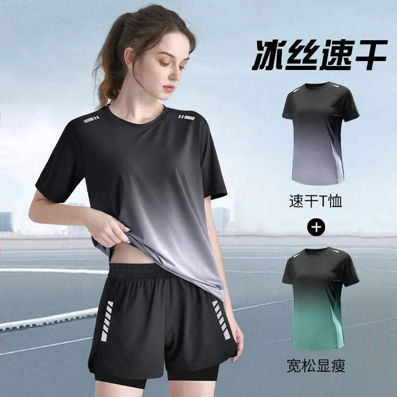 Women's Quick-Dry Short Sleeve - Crossfit Yoga บทวิจารณ์และราคา