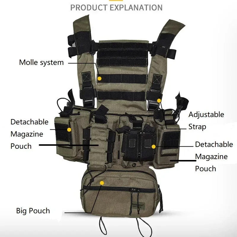 D3CR Chest Rig Vest Multicam B - Gear For Crossfit บทวิจารณ์และราคา