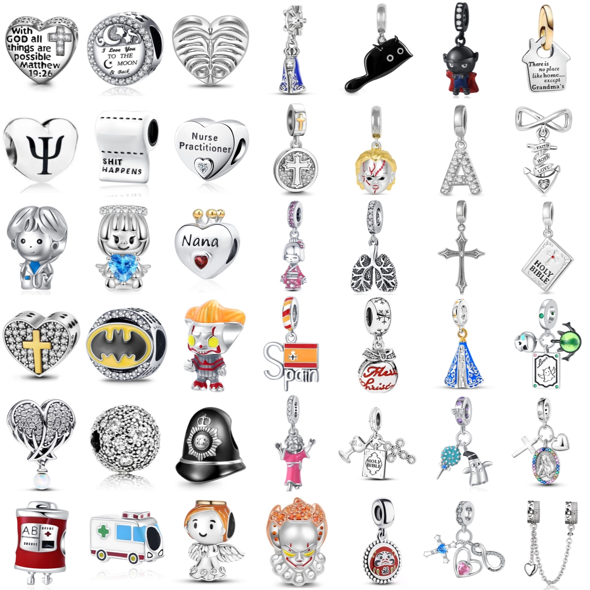 New Trinkets 925 Silver Angel  - Crossfit Accessories บทวิจารณ์และราคา