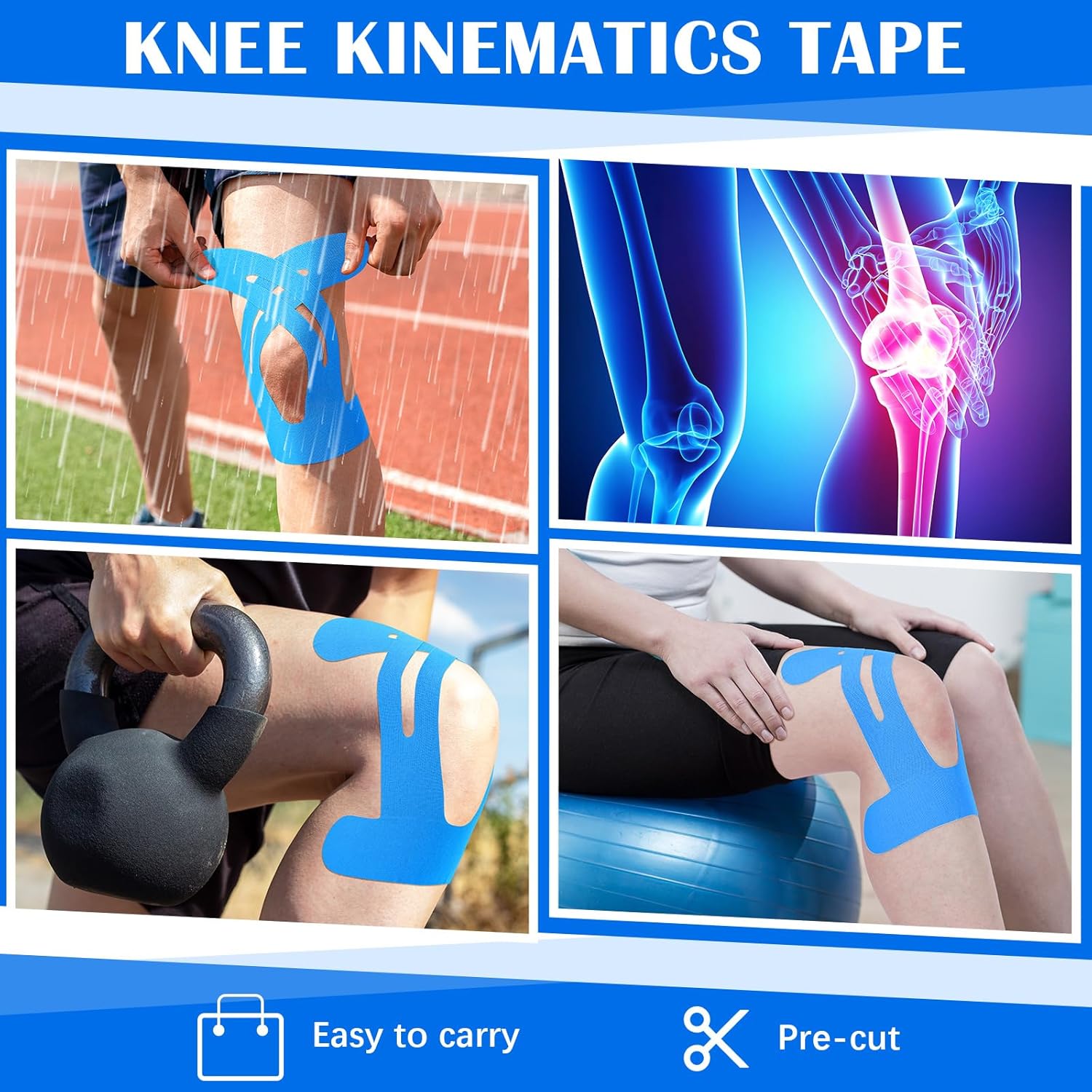 10PCS Precut Kinesiology Tape  - Finger Tape Athletic บทวิจารณ์และราคา