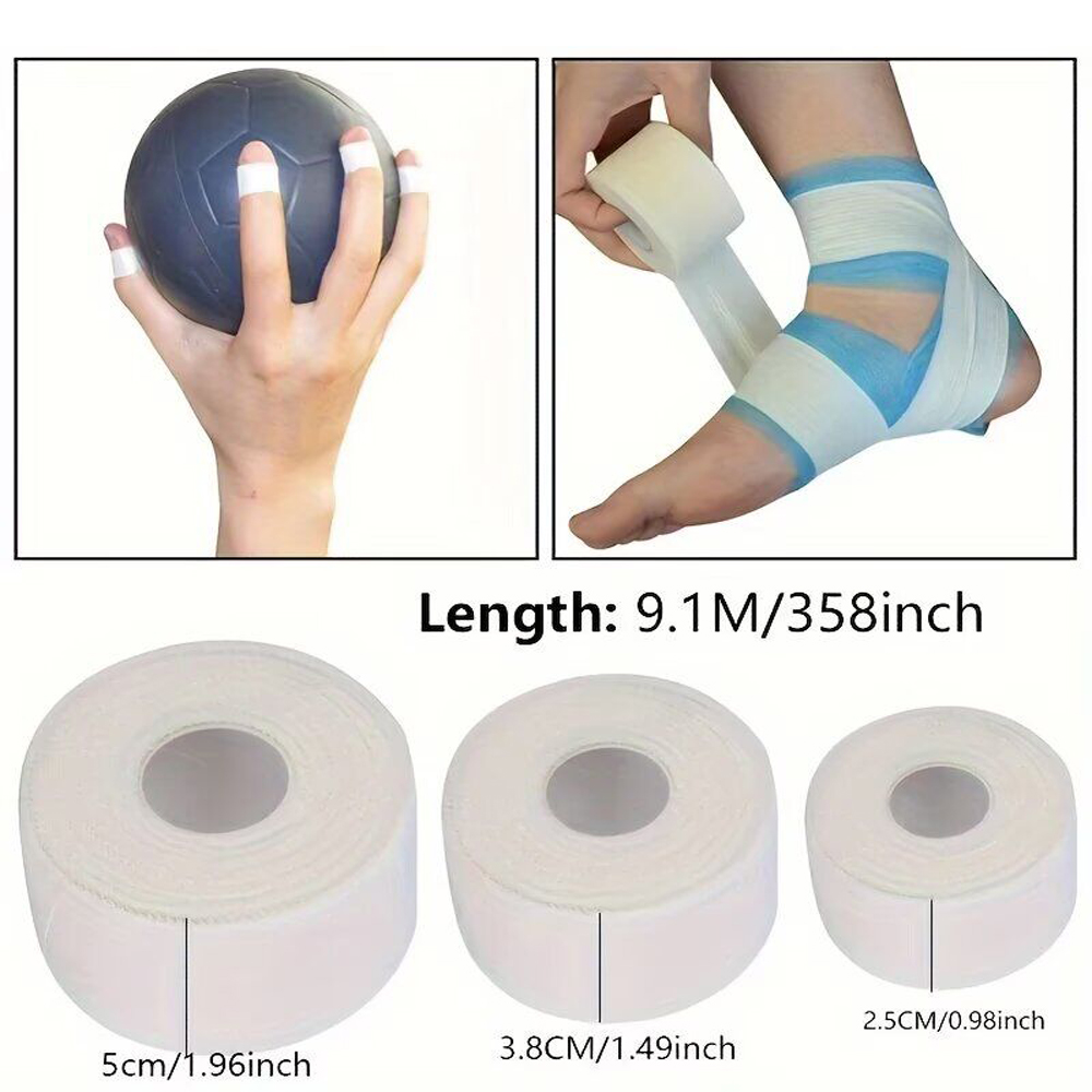 3Rolls White Sports Athletic B - Finger Tape Athletic บทวิจารณ์และราคา
