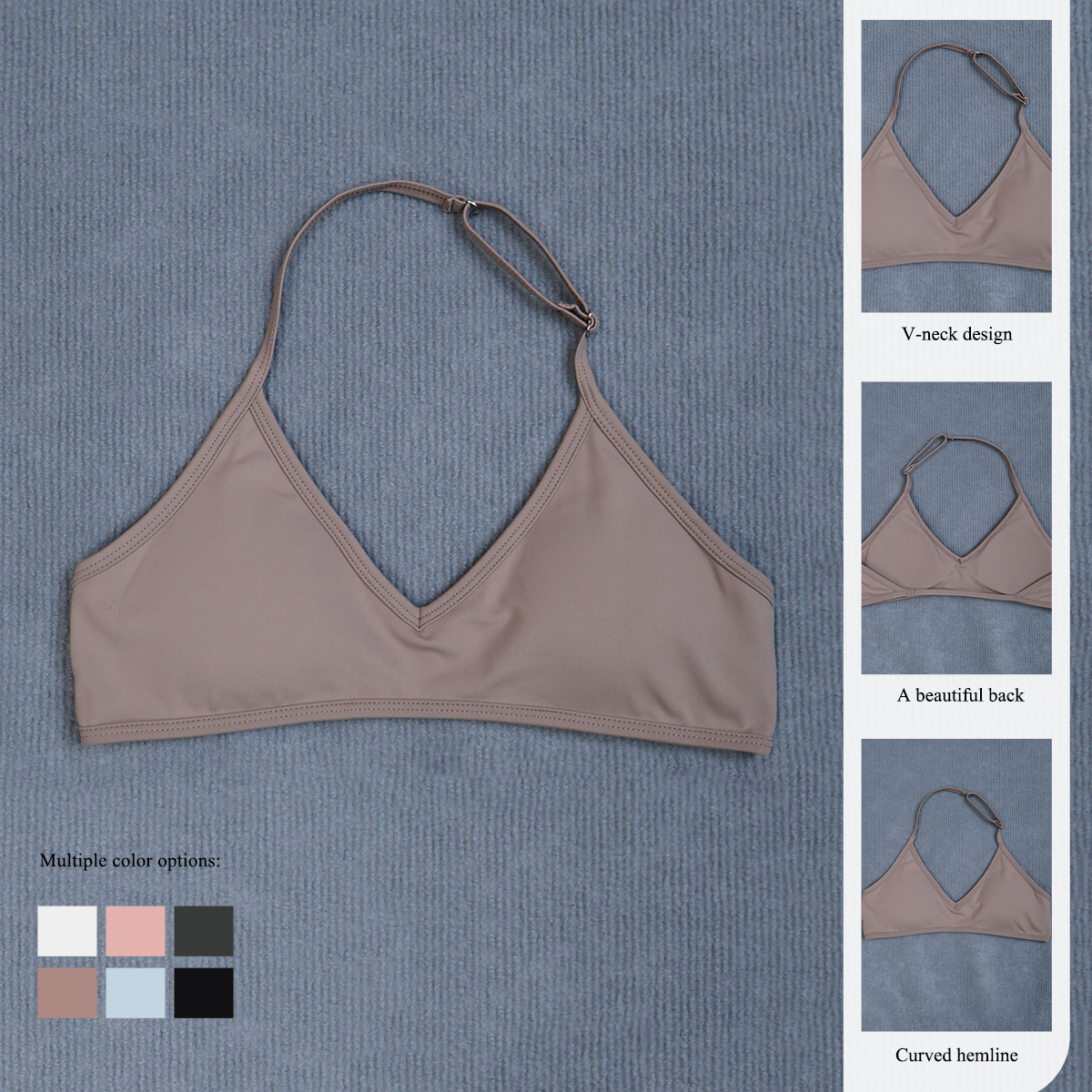 Women's Summer Halter Neck Pad - Crossfit Yoga บทวิจารณ์และราคา