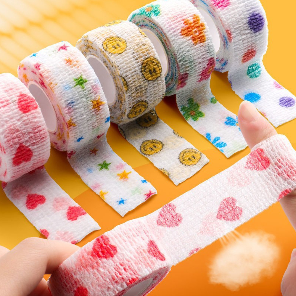 5Pcs/Lot 2.5cm Wide Colorful A - Finger Tape Athletic บทวิจารณ์และราคา