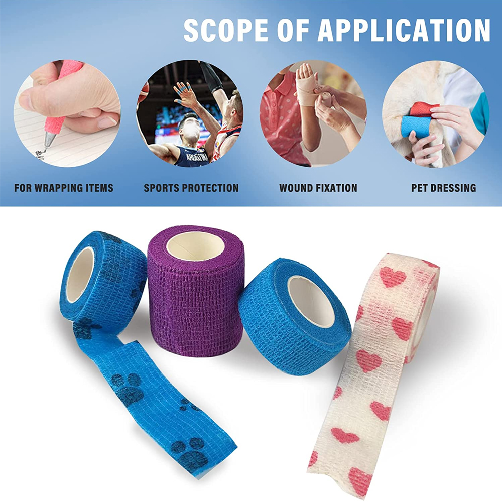 5Pcs/Lot 2.5cm Wide Colorful A - Finger Tape Athletic บทวิจารณ์และราคา