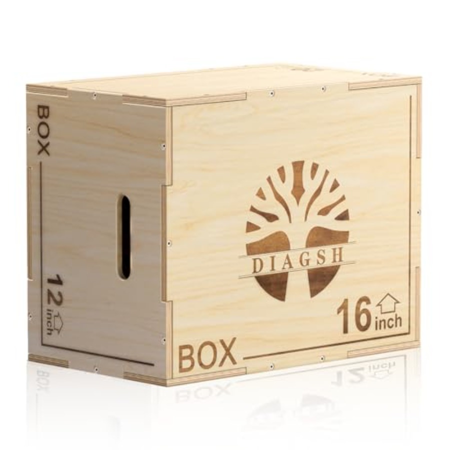 Plyo Box - 3-in-1 wood plyomet - Box Jump Plyo บทวิจารณ์และราคา